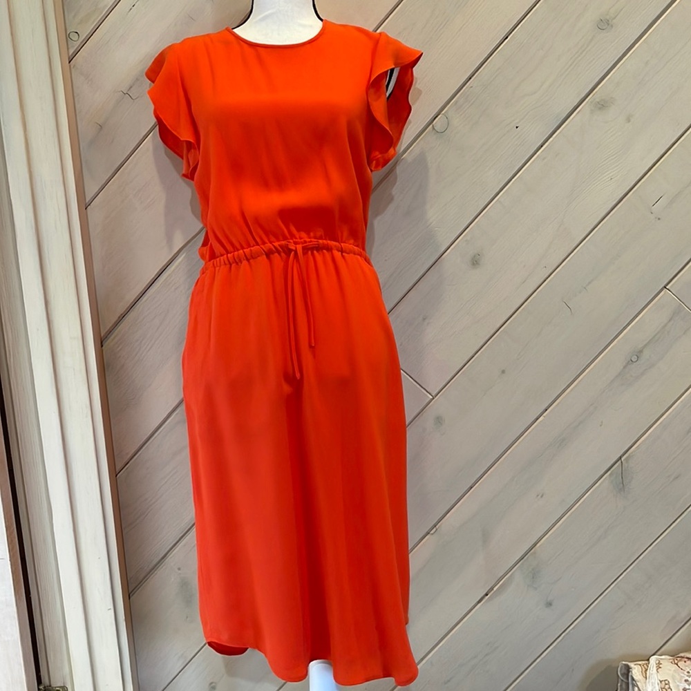 Dress for spring or summer orange red peach 🍑